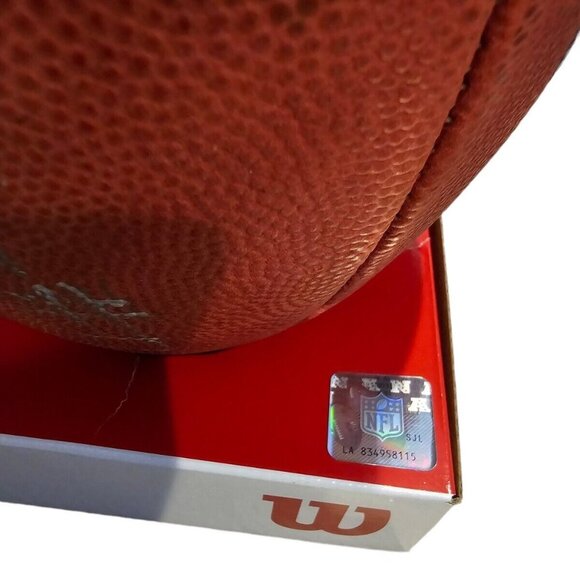 Autographed Wilson NFL Ball Miami Dolphins Jaylen Waddle #17 In Original Box NEW - Picture 5 of 8